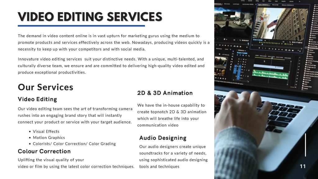 Video editing services | BPO Accounting and Business solutions
