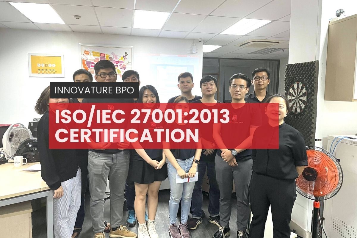 Innovature is qualified again as a premier BPO provider with ISO/IEC 27001:2013 certification