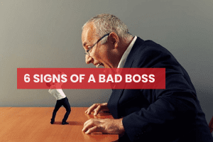 6 signs of a bad boss