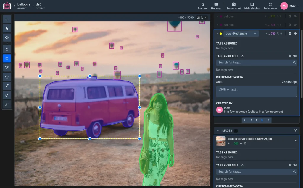 12 Data Annotation Tools: Tasks, Editions and Workflows