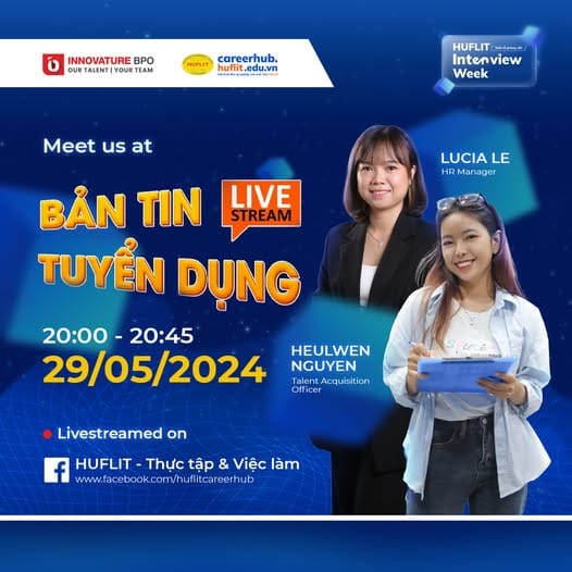 HUFLIT Livestream: Career Guidance - Innovature BPO 1 Going Live with HUFLIT: Innovature’s Interactive Livestream for Career Guidance