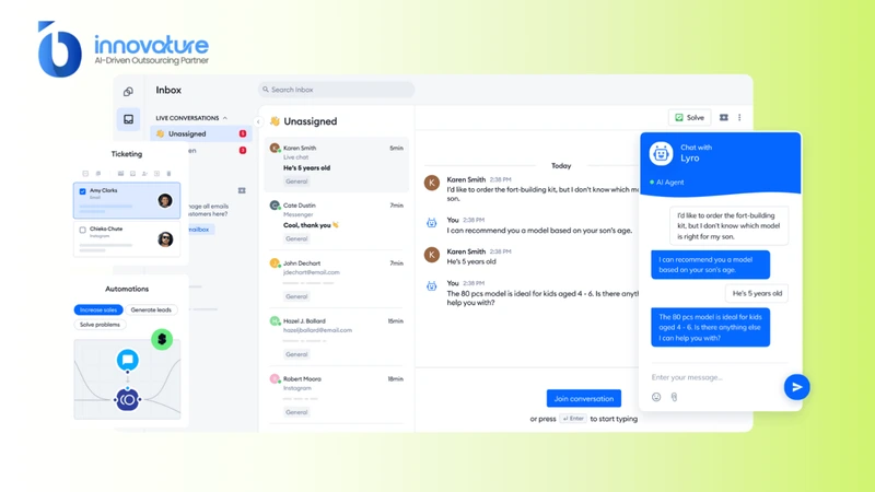 24/7 live chat routes every inquiry with context until resolution
